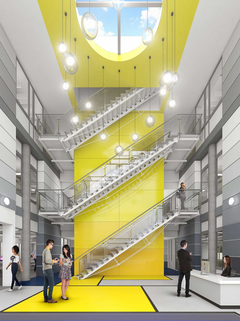 interior reception cgi viewpoint one bracknell