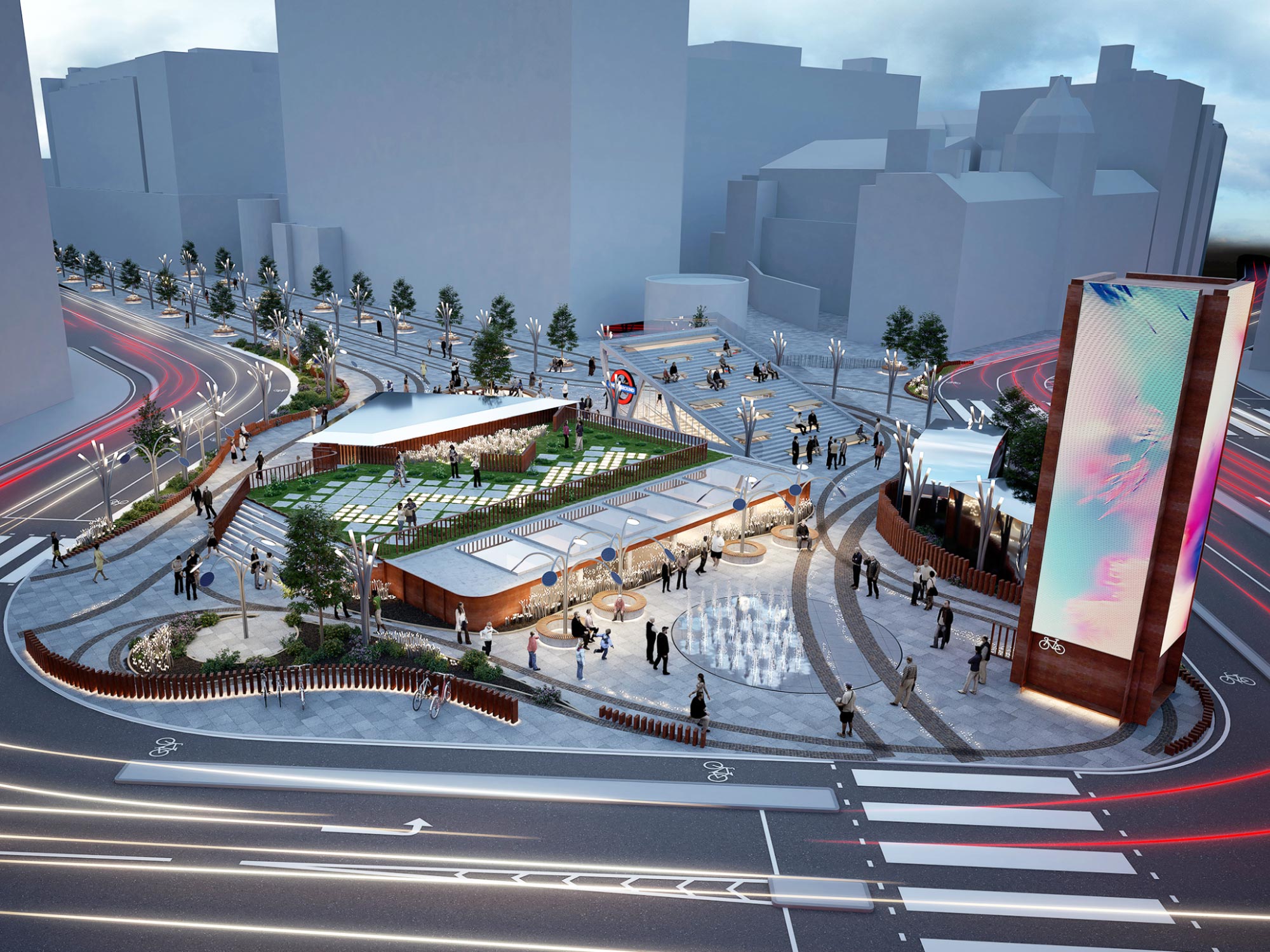 Old Street Roundabout Competition Eyekon Architectural Visualisation
